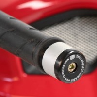 Závaží R&G Racing do řidítek pro motocykly DUCATI Monster 696 (08-), černá (pár)